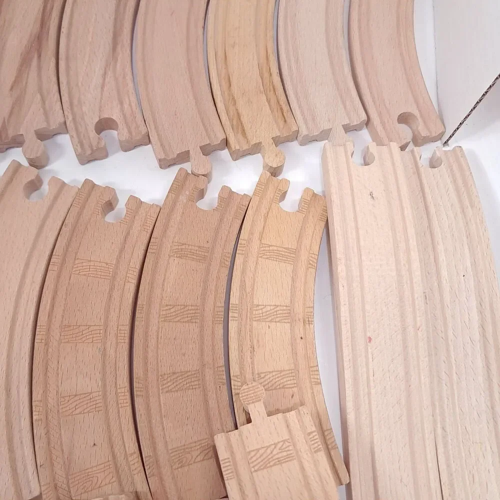 Thomas & Friends wooden wood track set 31 curve straight riser Ikea Melissa Doug